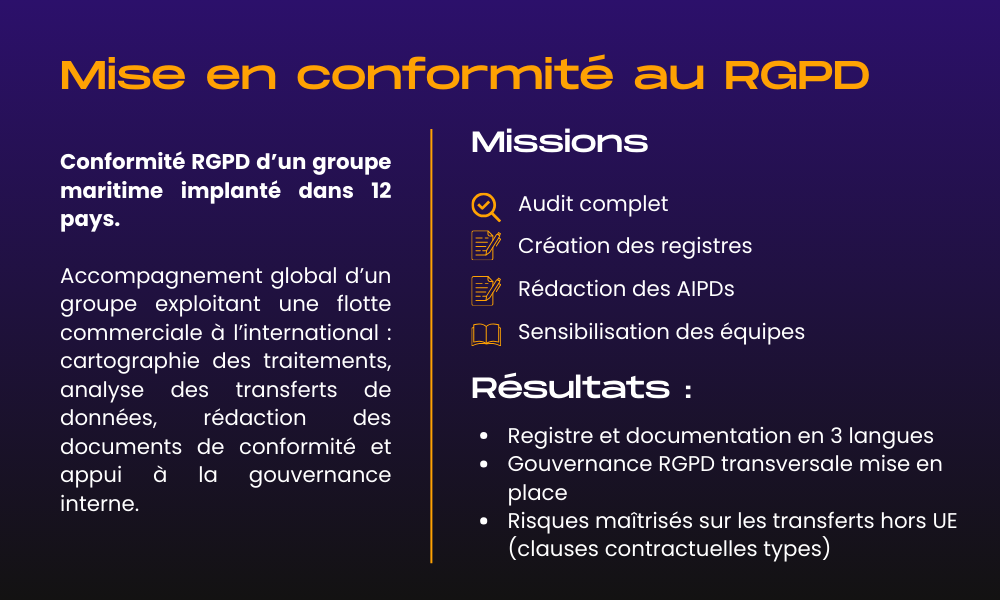 Business Case - Conformité