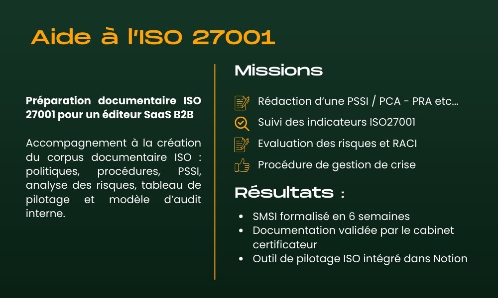 Business Case - ISO27001
